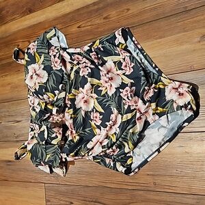 Kona Sol floral swimsuit